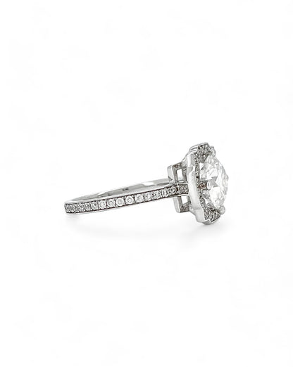 Empress Aura Moissanite Ring
