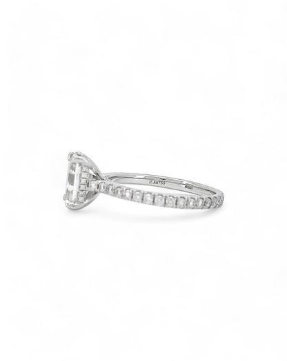Privé Emerald Cut Moissanite Ring