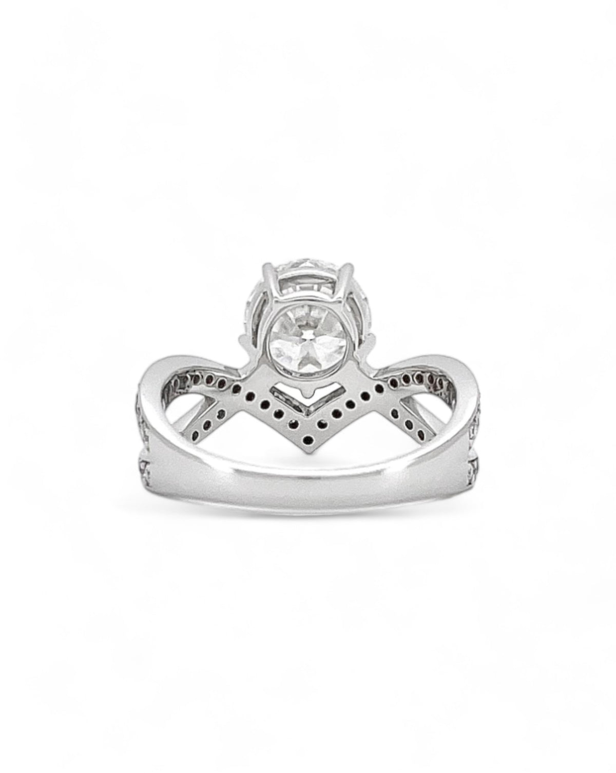 Emotion Round Moissanite Ring