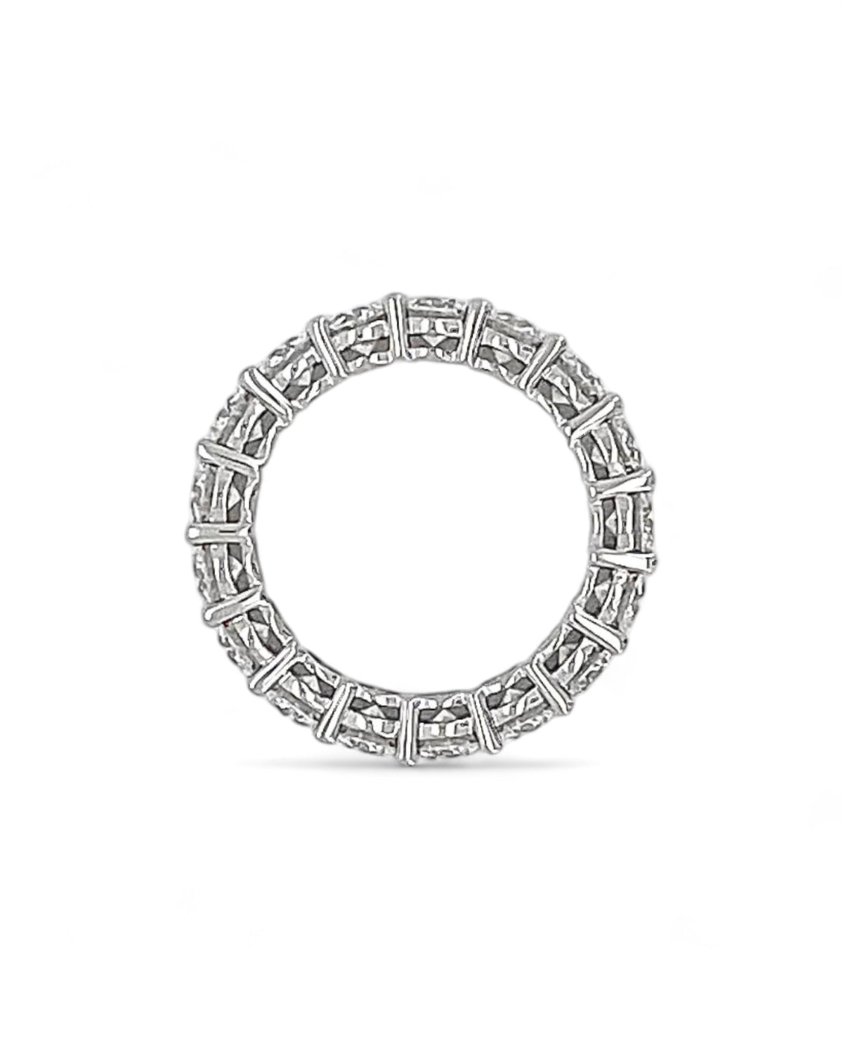 Promise Oval Moissanite Band Ring
