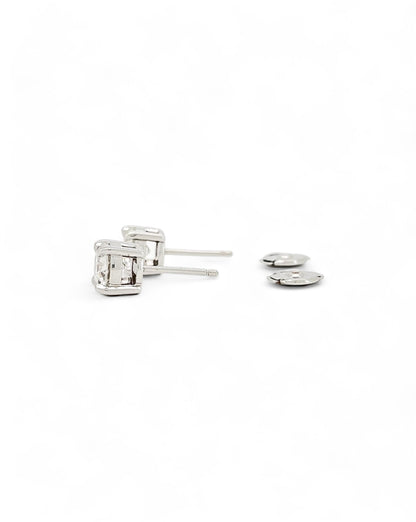 Moonlight Round Moissanite Earrings