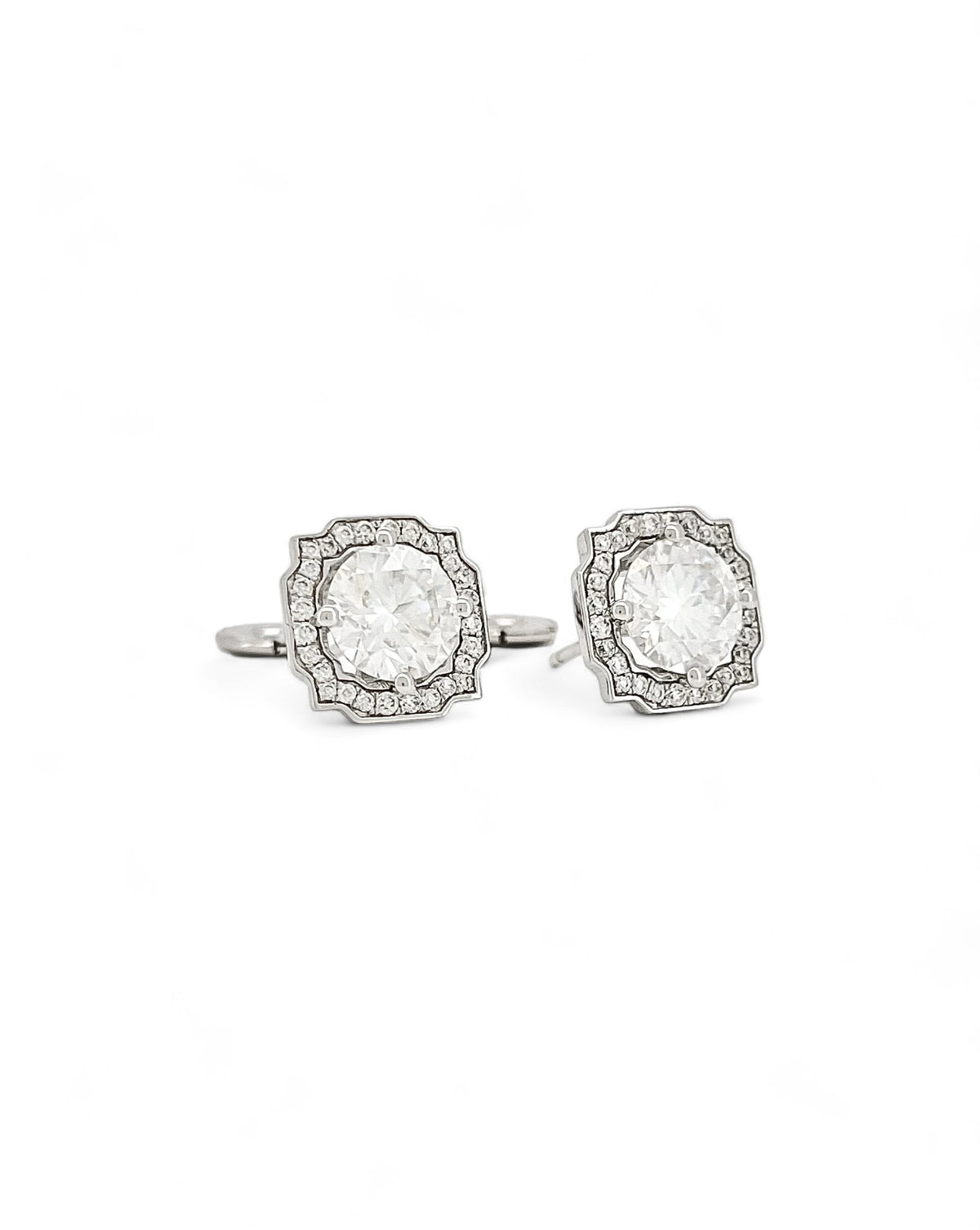 Empress Aura Moissanite Earrings