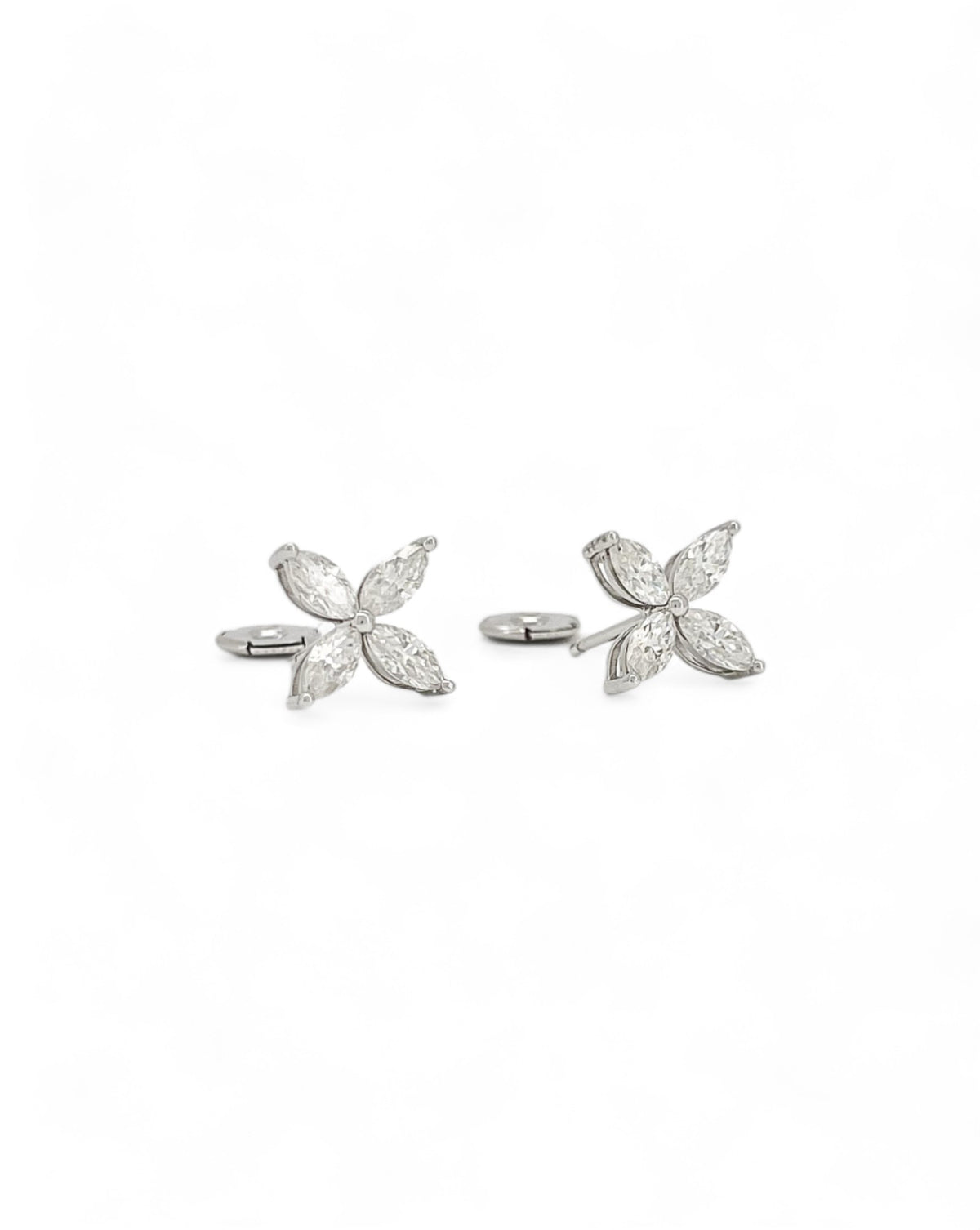 Whisper Round Moissanit Earrings