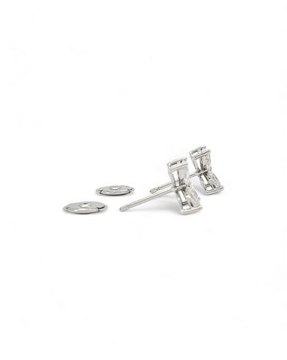 Whisper Round Moissanit Earrings