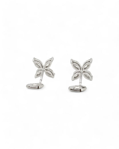 Whisper Round Moissanit Earrings