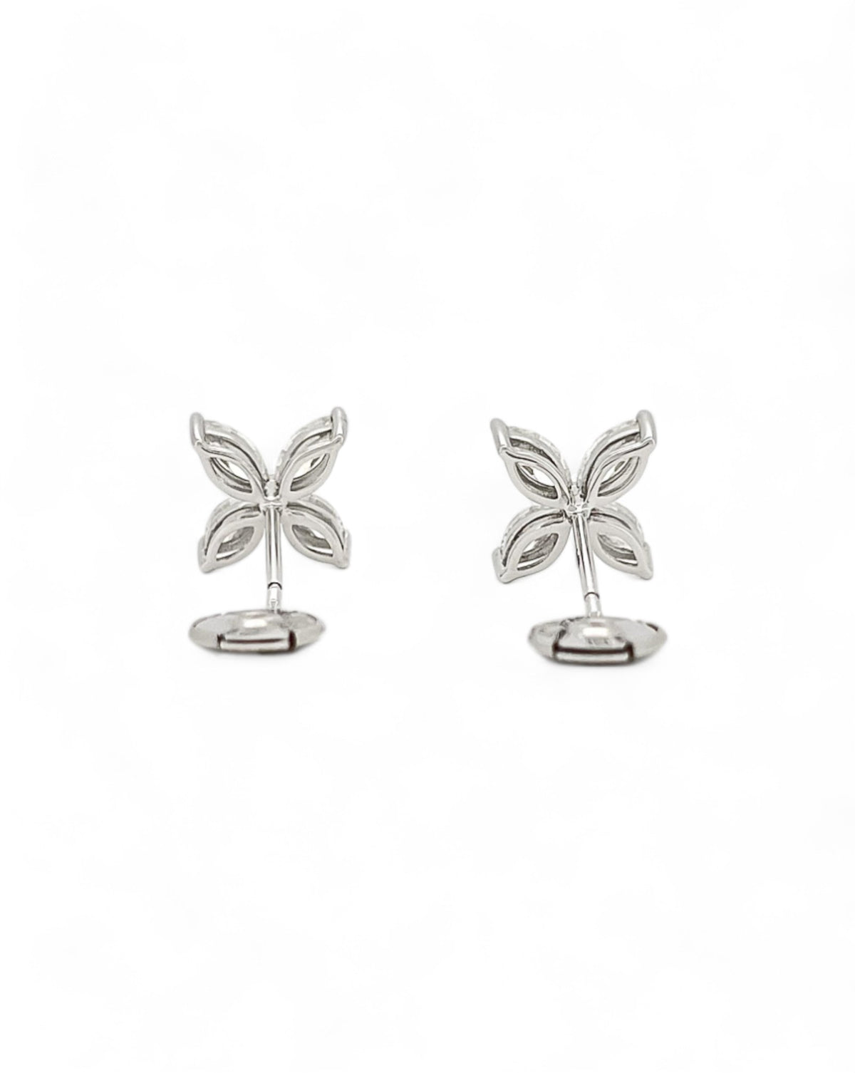 Whisper Round Moissanit Earrings