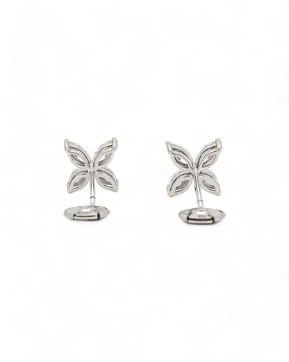 Whisper Round Moissanit Earrings