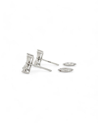 Whisper Round Moissanit Earrings