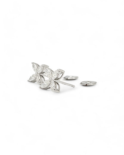 Whisper Round Moissanit Earrings