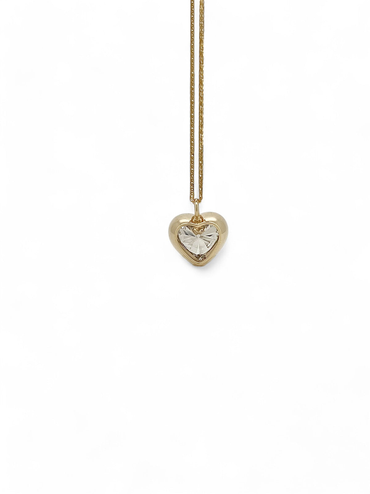 Tipsy Heart of Light Diamond Pendant