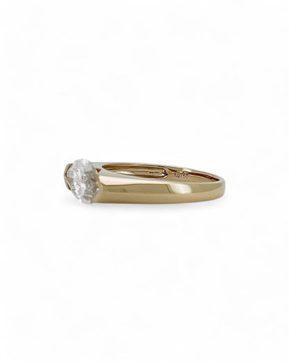 Tipsy East-west Set Marquise Diamond Ring