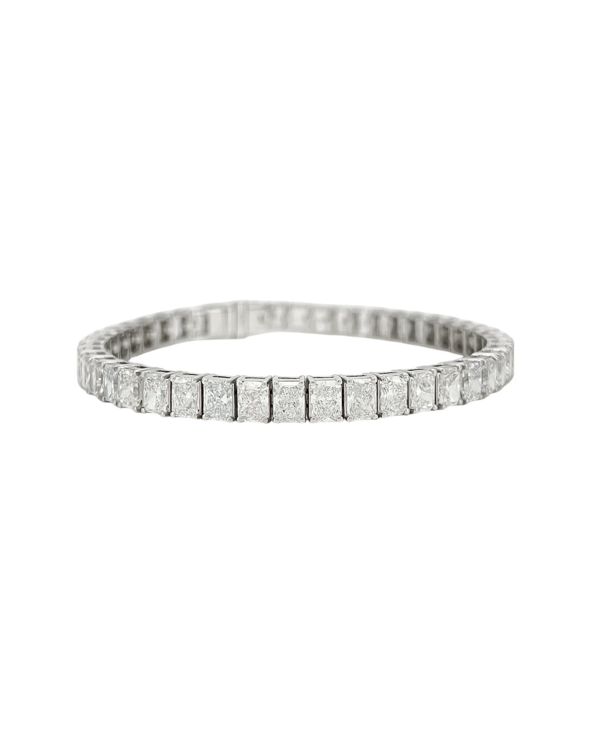 Moonlight Radiant-cut Diamond Tennis Bracelet