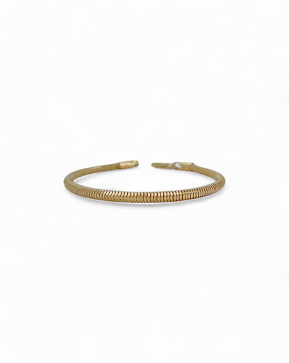 Heirloom Serpentine Gold Cuff