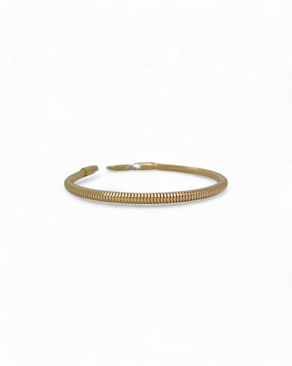 Heirloom Serpentine Gold Cuff