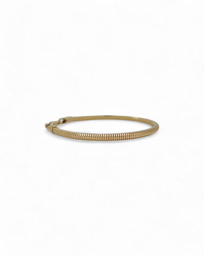 Heirloom Serpentine Gold Cuff