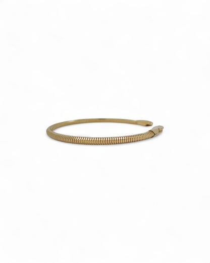 Heirloom Serpentine Gold Cuff