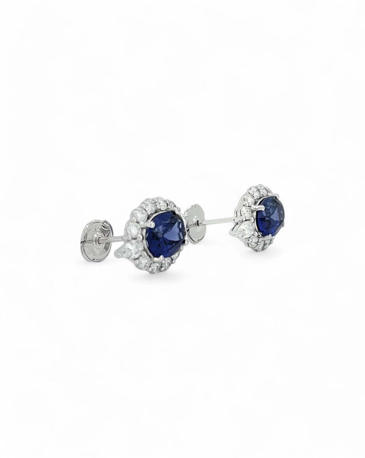 Heirloom Exquisite Sapphire Stud Earrings