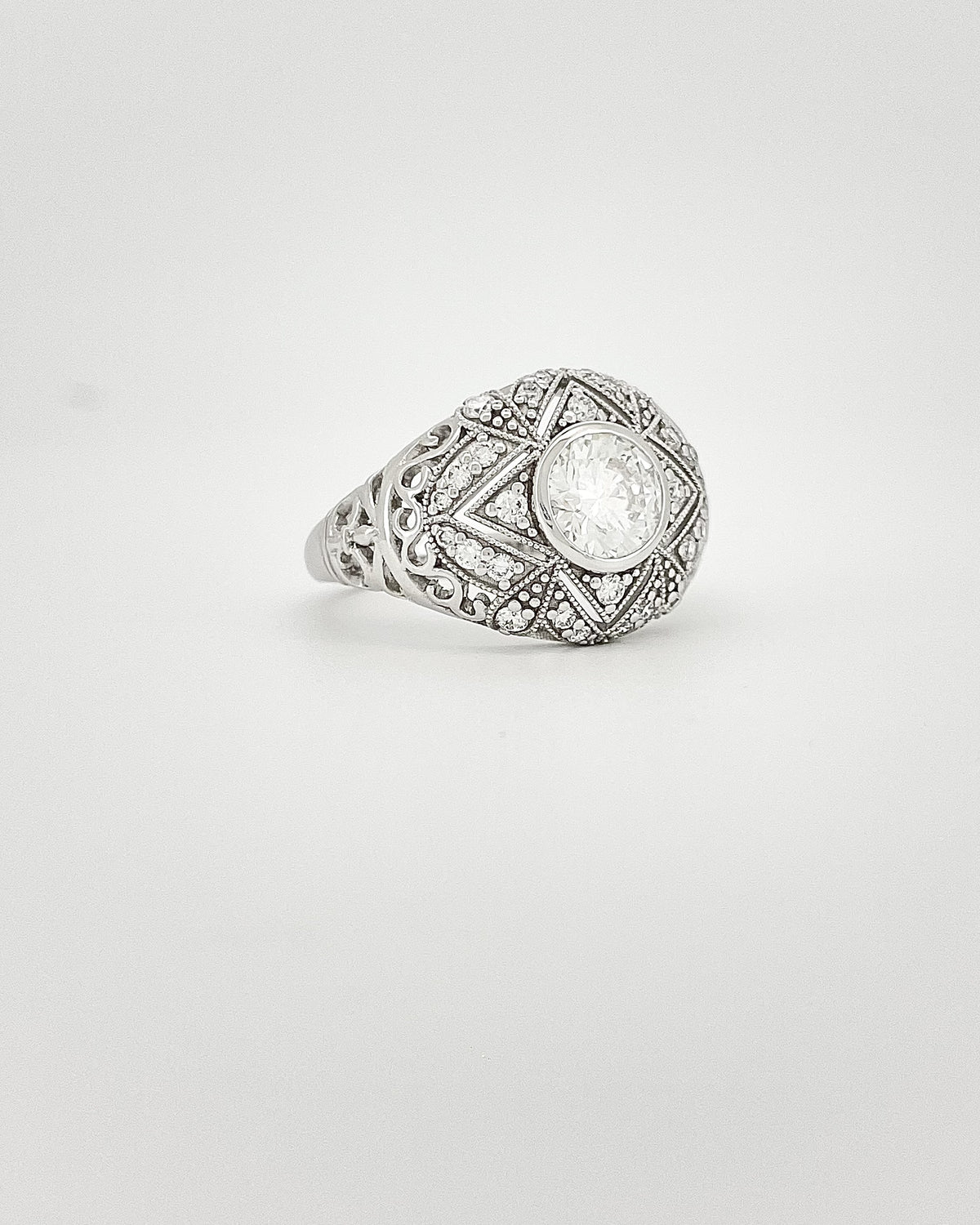 Heirloom Duchess Art Deco Diamond Ring