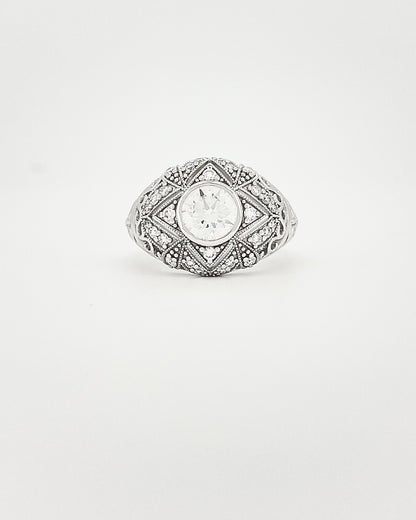 Heirloom Duchess Art Deco Diamond Ring