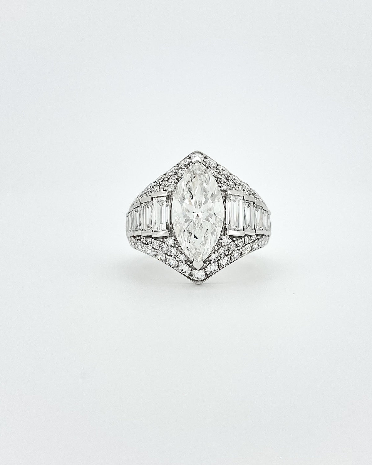 Heirloom Majestic Marquise Diamond Statement Ring