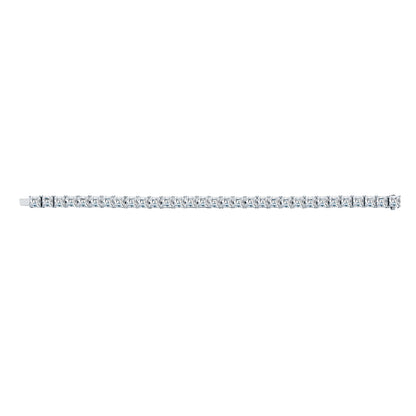 Moonlight Asscher-Cut Lab Diamond Tennis Bracelet