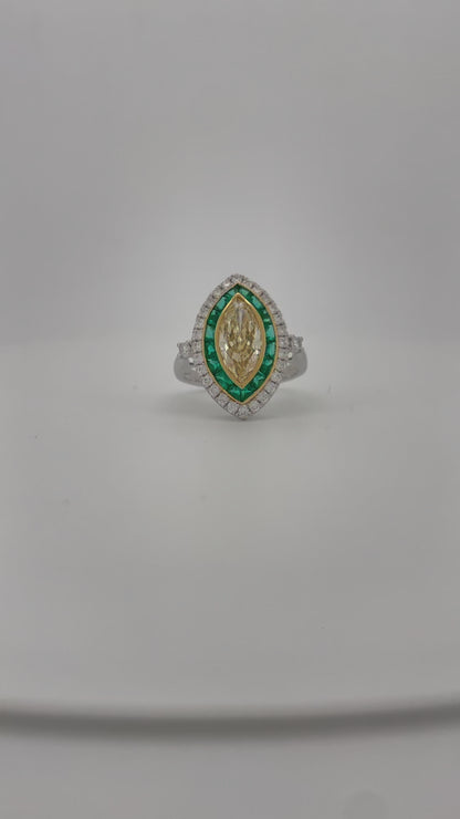Heirloom Fitzgerald Marquise Diamond Ring