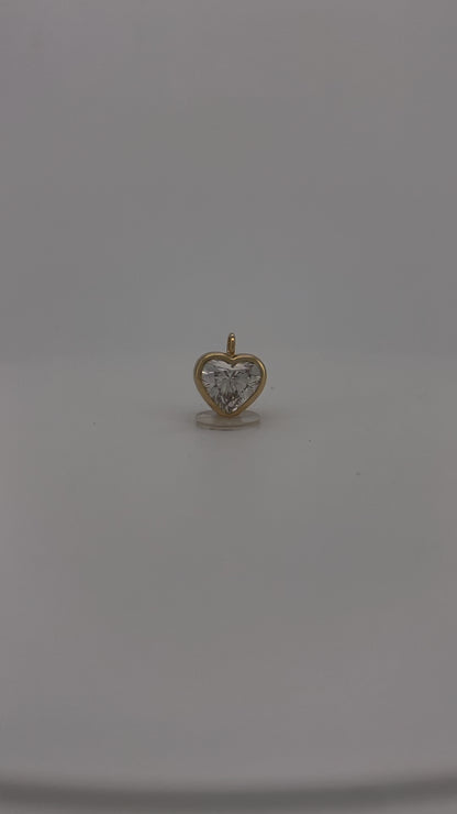 Tipsy Heart of Light Diamond Pendant